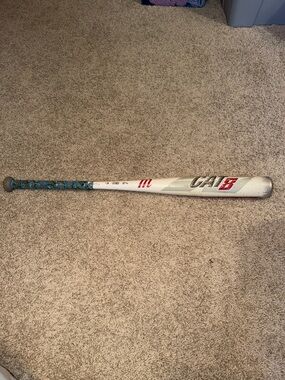 Marucci Cat8 BBCOR alloy -3 2 5/8 32/29 Baseball Bat white Red Accent new grip